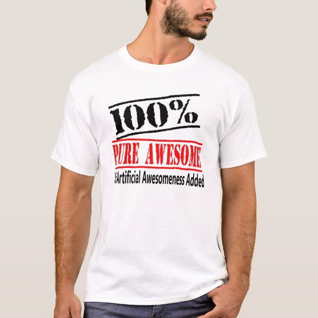 T-shirt 100% génial (Devant)