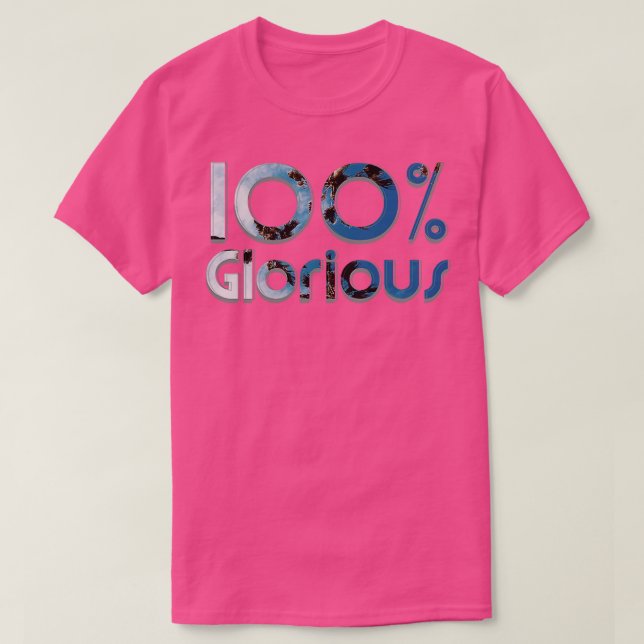 T-shirt 100 glorieux (Design devant)