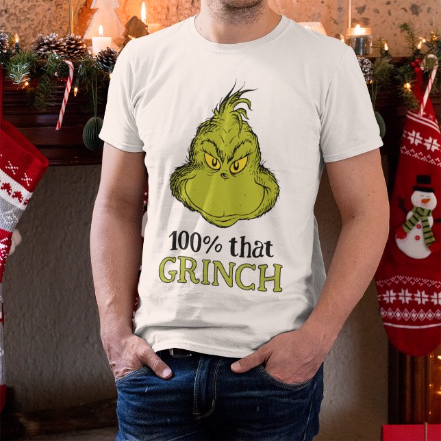 T-shirt 100% Grinch (Créateur téléchargé)