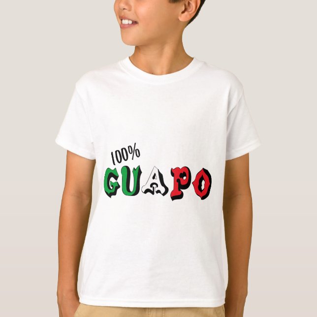 T-shirt 100% Guapo (Devant)