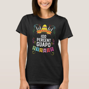 T-shirt 100% Guapo Espagne Mexique Pride Latino