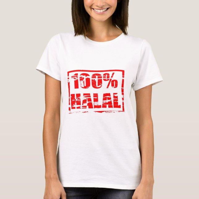 T-shirt 100% halal (Devant)