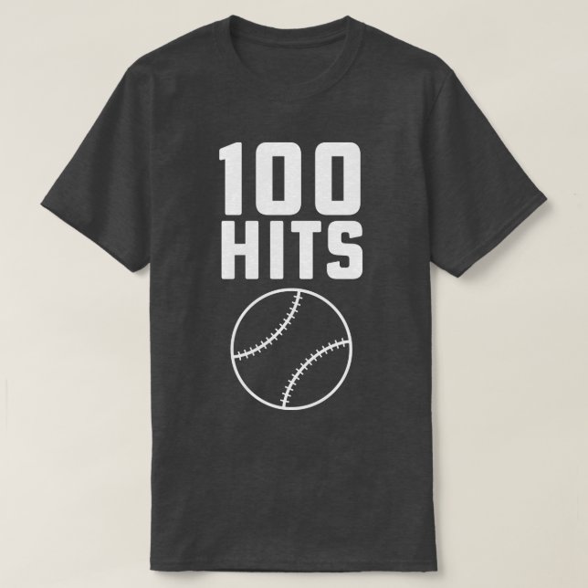 T-shirt 100 Hits Softball entraîneur Lycée Softb (Design devant)