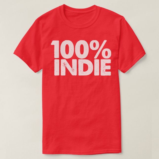 T-SHIRT 100 INDIES (Design devant)
