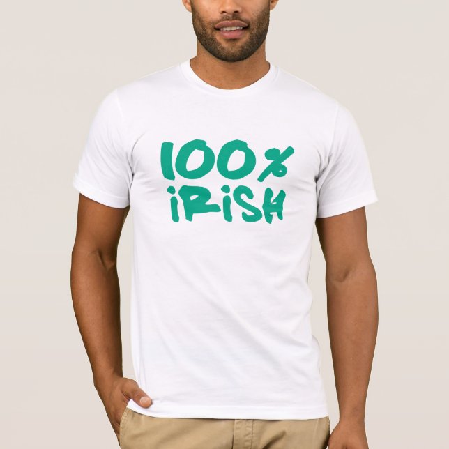 T-shirt 100 % irlandais (Devant)
