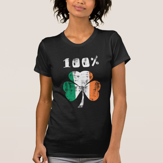 T-shirt 100 % irlandais (Devant)