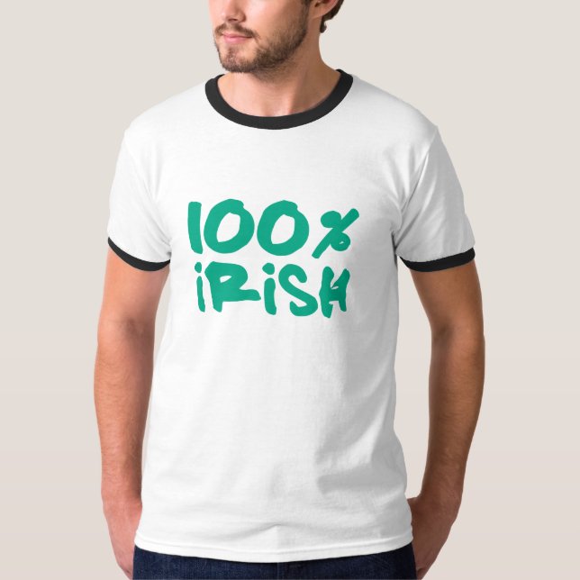T-shirt 100% Irlandais (Devant)