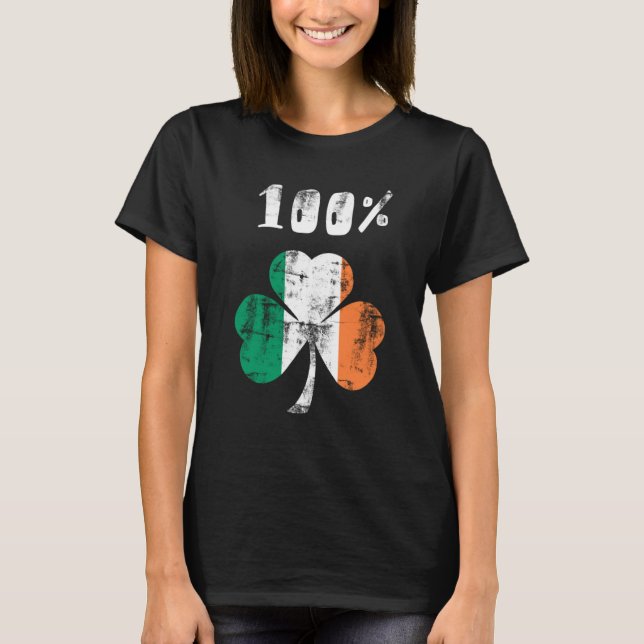 T-shirt 100 % irlandais (Devant)