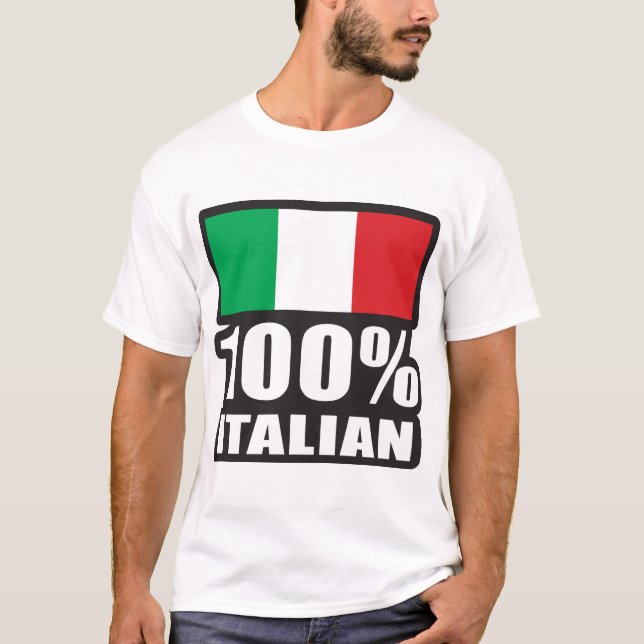 T-shirt 100%-italien (Devant)