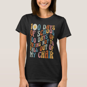 T-shirt 100 jours à essayer de ne pas tomber de ma chaise