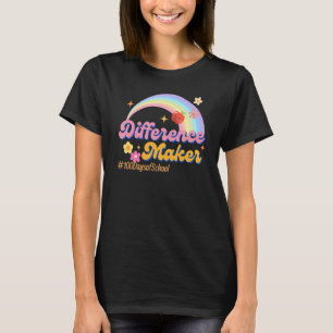 T-shirt 100 jours à faire une différence Faiseur de différ