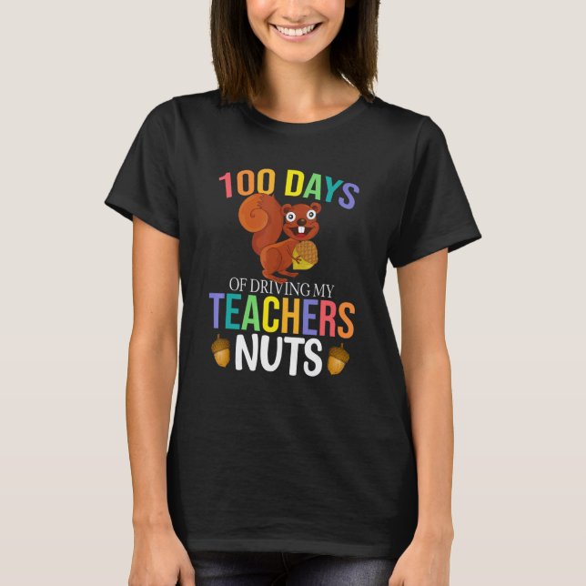 T-shirt 100 jours à rendre mon professeur fou École d'écur (Devant)