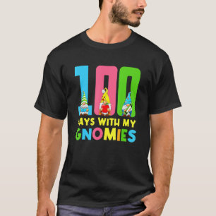 T-shirt 100 Jours Avec Mes Gnomies Enseignant Gnome
