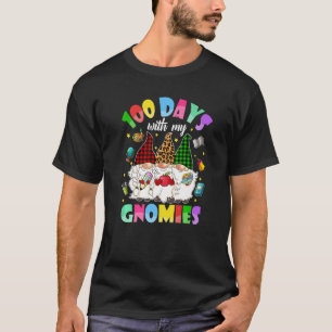 T-shirt 100 Jours Avec Mes Gnomies Enseignants Enfants 100