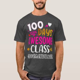 T-shirt 100 Jours Avec Mon Magnifique Cours Enseignement M