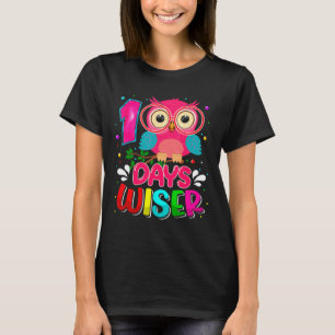 T-shirt 100 Jours Chouette Plus Sûre 100 Jours Plus Smarte