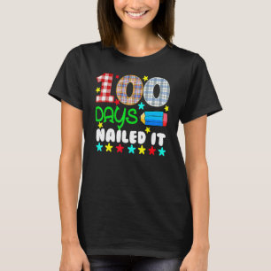 T-shirt 100 Jours Clôturés Il Dernier Jour De L'École Mate