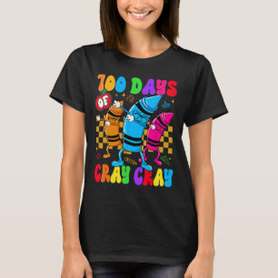 T-shirt 100 Jours Cray Cray Cray De L'École Garçons Filles