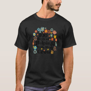 T-shirt 100 Jours D'Aide À La Croissance Des Petits Esprit