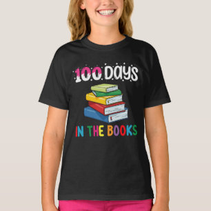 T-shirt 100 jours dans les livres bibliothécaire de lectur