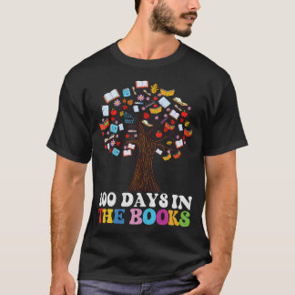 T-shirt 100 Jours Dans Les Livres Lecture Enseignant 100E