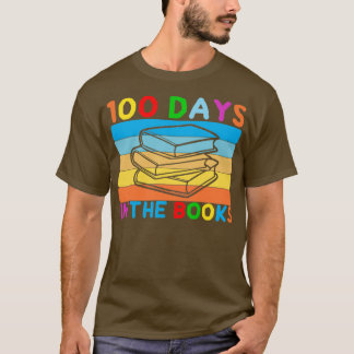 T-shirt 100 Jours Dans Les Livres Lecture Étudiant et ense