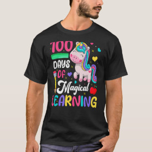 T-shirt 100 Jours D'Apprentissage Magique 100E Jour D'Écol