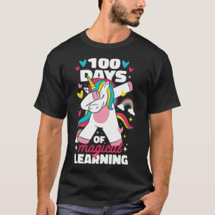 T-shirt 100 Jours D'Apprentissage Magique 100E Jour D'Écol
