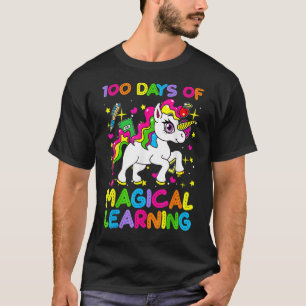 T-shirt 100 Jours D'Apprentissage Magique 100E Jour D'Écol
