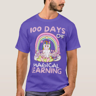 T-shirt 100 jours d'apprentissage magique cent jours de s