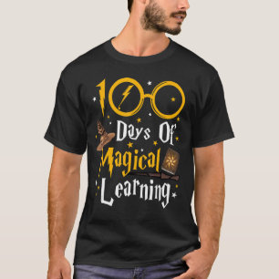 T-shirt 100 Jours D'Apprentissage Magique Étudiants Enfant