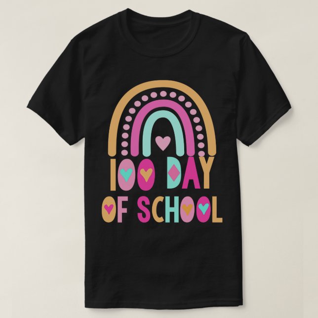 T-shirt 100 Jours D'Arc-En-Ciel (Design devant)