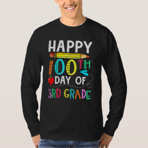T-shirt 100 Jours De 3E Année Bonne 100E Jour D'École