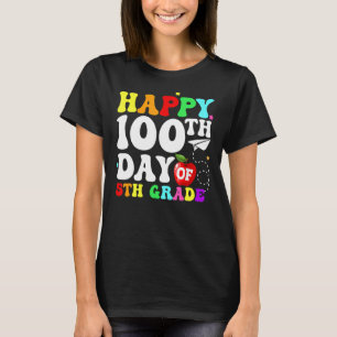 T-shirt 100 Jours De 5E Année Bonne 100E Jour D'École