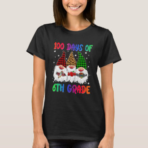 T-shirt 100 Jours De 6E Année Costume Gnome Femmes M