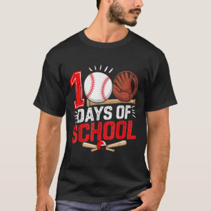 T-shirt 100 Jours De Baseball Scolaire 100E Jour Étudiant