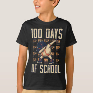 T-shirt 100 Jours De Baseball Scolaire Dab 100E Jour Garço