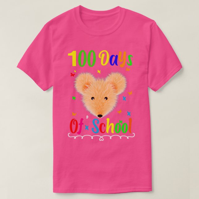 T-shirt 100 Jours De Cadeau Parfait Pour L'Enseignement (Design devant)