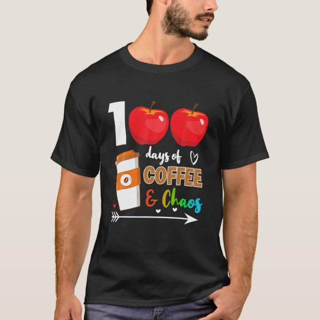 T-shirt 100 Jours De Café (Devant)