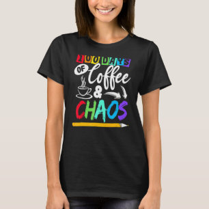 T-shirt 100 Jours De Café & Chaos 100ème Jour Enseignement