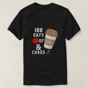 T-shirt 100 Jours de Café et de Chaos