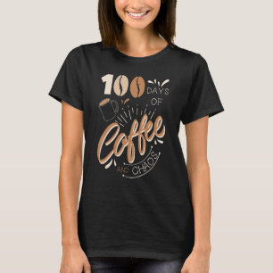 T-shirt 100 Jours De Café Et Thé De L'École Primaire De Ch