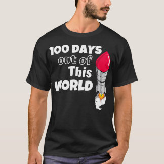 T-shirt 100 Jours De Ce Monde Drôle 100E Jour De Scho