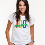 T-shirt 100 jours de chemise d'enseignant<br><div class="desc">Célébrez le 100e jour d'école avec ce design amusant et coloré. Parfait pour les étudiants,  les enseignants et les administrateurs !</div>