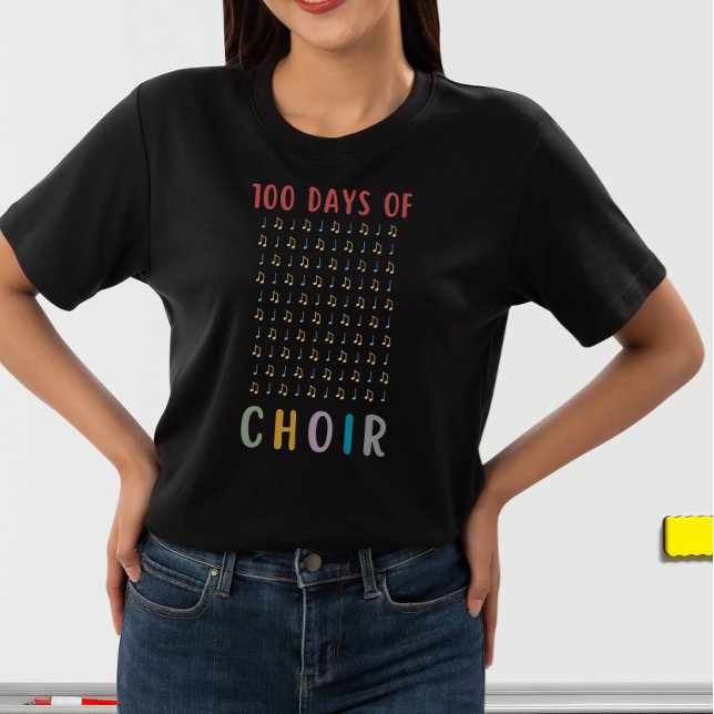 T-shirt 100 jours de chorale 100e jour de l'école Enseigna (Créateur téléchargé)