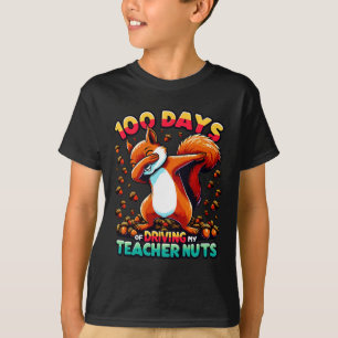 T-shirt 100 Jours De Conduire Mon Enseignant Nuts Dabbing