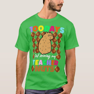 T-shirt 100 jours de conduire mon professeur fou drôle un