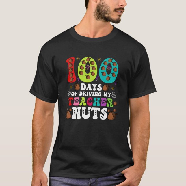T-shirt 100 jours de conduite mon enseignant noie l'élève  (Devant)