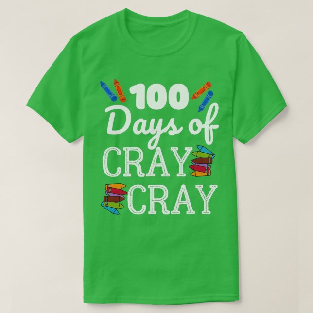T-shirt 100 jours de Cray 7 (Design devant)
