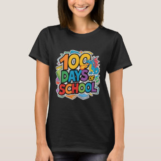 T-shirt 100 Jours De Dragon Scolaire Thème Enfants Enseign